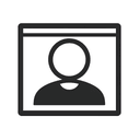 Минималистичная иконка объективного взгляда на новости стейблкоинов с обеспечением от КриптоФорк Новости